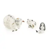 Richard Parkinson, SHEEP, MERMAID AND BEAR, moulded porcelain