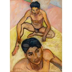 Edward Wolfe, Two Mexican Boys, 1938, 1938