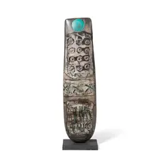 Peter Hayes, Standing Stone with Blue Disc