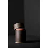 Lidded Box / Jar, c.1967 by Lucie Rie, 1967, manganese and terracotta red glazes, sold Oct 2020