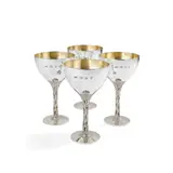 Christopher Lawrence, Set of four wine goblets, 1973, 1973