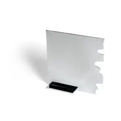 Square Minus, 1969 by Robert Adams, 1969, chromed steel, Opus 307 (1969/3), sold Oct 2020