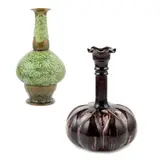 EARTHENWARE BOTTLE VASE, CIRCA 1895 / by Christopher Dresser, 1895, sold Apr 2020