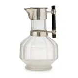 ELECTROPLATED DECANTER JUG, CIRCA 1880 by Christopher Dresser, 1880, sold Apr 2020
