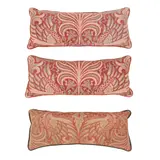 William Morris, PAIR OF 'PEACOCK & DRAGON' WOVEN WOOL AND MOHAIR DOUBLE CLOTH CUSHIONS (FABRIC CIRCA 1880)