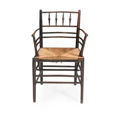 Philip Speakman Webb, EBONISED WOOD 'SUSSEX' ARMCHAIR, CIRCA 1890, 1890