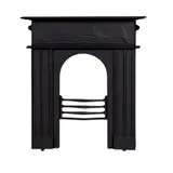 ARTS & CRAFTS CAST IRON FIREPLACE, CIRCA 1908 by Charles Francis Annesley Voysey, 1908, sold Apr 2020