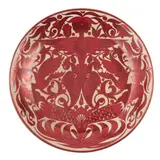 ARTS & CRAFTS RUBY LUSTRE CHARGER, CIRCA 1890 by William De Morgan, 1890, sold Apr 2020