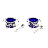 Charles Robert Ashbee, PAIR OF ARTS & CRAFTS SILVER SALTS AND SPOONS, LONDON 1900