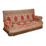 Charles Francis Annesley Voysey, VICTORIAN UPHOLSTERED SETTEE, CIRCA 1900