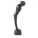 Alexander Proudfoot, 'THE FAUN', CIRCA 1920, 1920, bronze figure of a young girl