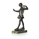 George Frampton, 'PETER PAN', DATED 1911, 1911, patinated bronze
