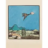 GROUP OF HAND-COLOURED CUALA PRESS PRINTS, CIRCA 1904 by Jack Butler Yeats, 1904, sold Apr 2020