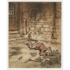 Arthur Rackham, 'YOUNG BECKIE', ORIGINAL ILLUSTRATION, CIRCA 1919, 1919