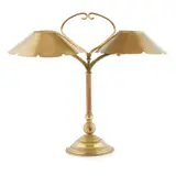 ARTS & CRAFTS BRASS AND COPPER TABLE LAMP, CIRCA 1900 by William Arthur Smith Benson, 1900, sold Apr 2020