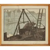 Frank Brangwyn, 'BRUGES AT DAWN'