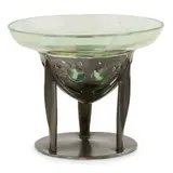 Archibald Knox, 'TUDRIC' PEWTER AND 'CLUTHA' GLASS COUPE, CIRCA 1903, 1903