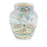 Jessie M. King, PAINTED POTTERY VASE, EARLY 20TH CENTURY