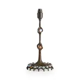 ART NOUVEAU BRONZE AND 'FAVRILE' GLASS TABLE LAMP BASE, CIRCA 1900 by Tiffany Studios, 1900, sold Apr 2020