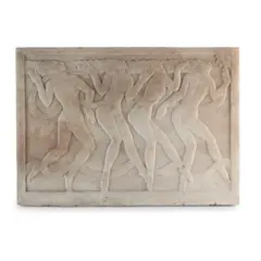 Thomas Whalen, DANCING FIGURES, CIRCA 1930, 1930, marble panel