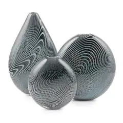 Bob Crooks, 'LINEWEAVERS' MONOCHROME TRIO, 2015, 2015, glass