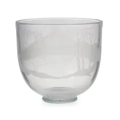 Alison Kinnaird, ENGRAVED GLASS BOWL, DATED 1983, 1983