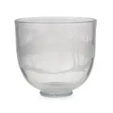 Alison Kinnaird, ENGRAVED GLASS BOWL, DATED 1983, 1983