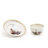 Porcelain Teabowl and Saucer by Meissen, sold Sep 2024