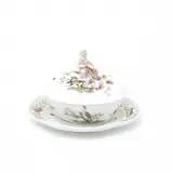 Porcelain Painted Tureen Cover and Stand by Meissen, sold Oct 2023