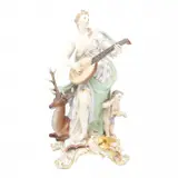 Porcelain Figure Allegory of Sound by Meissen, sold Oct 2023