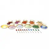 Cups/Saucers, Michelsen Spoons by Royal Copenhagen, sold Nov 2022