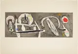 Joan Miró, Grand vent (Great Wind), 1960, Etching and aquatint in colors, on Rives BFK paper, with full margins