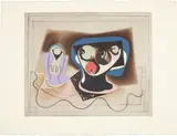 Pablo Picasso, Le Verre d'absinthe (Absinthe Glass), 1972, Aquatint in colors, on Arches paper, with full margins, the colors fresh