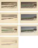Georges Braque, Varengeville: seven impressions, 1956, Seven aquatints in colors, six on buff Rives BFK paper, and one on Arches paper, with full margins