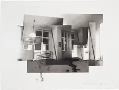 Berlin Interior by Richard Hamilton, 1979, Photogravure, engraving and hard-ground etching with roulette, aquatint and burnishing, on BFK Rives paper, with full ma, sold Apr 2017
