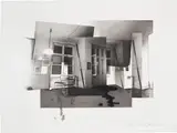 Richard Hamilton, Berlin Interior, 1979, Photogravure, engraving and hard-ground etching with roulette, aquatint and burnishing, on BFK Rives paper, with full margins