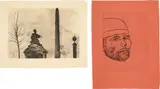 Ronald B. Kitaj, Place de la concorde; and Self portrait (After Matteo)