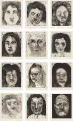 Mabel by Jim Dine, 1977, The complete set of 12 etchings, on Richard de Bas hand-made paper, with full margins, with accompanying text by Robert , sold Apr 2017