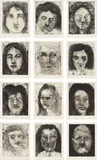 Jim Dine, Mabel, 1977, The complete set of 12 etchings, on Richard de Bas hand-made paper, with full margins, with accompanying text by Robert Creeley, the sheets loose (as issued), contained in two glassine-covered card folders, within the original linen-covered portfolio with printed title