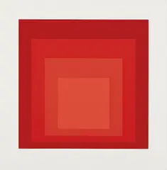 JHM-II by Josef Albers, 1973, Screenprint in colors, on German Etching paper, with full margins, sold Apr 2017