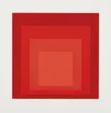 JHM-II by Josef Albers, 1973, Screenprint in colors, on German Etching paper, with full margins, sold Apr 2017