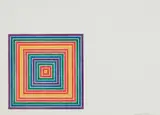 Honduras Lottery Co., from Multicolored Squares, State II by Frank Stella, 1973, Lithograph in colors, on T.H. Saunders mould-made paper, with full margins, sold Apr 2017