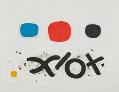 Imaginary Landscape by Adolph Gottlieb, 1971, Aquatint in colors, on Fabriano paper, with full margins, sold Apr 2017