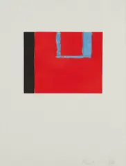 Untitled by Robert Motherwell, 1975, Etching and aquatint in colors, on Rives BFK paper, with full margins, sold Apr 2017