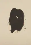 Mirror I by Robert Motherwell, 1989, Lithograph in colors, on dark oatmeal Bemboka paper, with full margins, sold Apr 2017