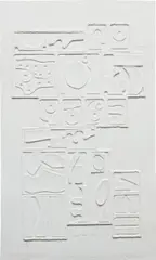 Sky Gate I by Louise Nevelson, 1982, Cast paper relief, the full sheet, sold Apr 2017