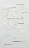 Sky Gate I by Louise Nevelson, 1982, Cast paper relief, the full sheet, sold Apr 2017