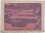 Dream Walk by Helen Frankenthaler, 1977, Lithograph in colors, on mauve HMP handmade paper, with full margins, sold Apr 2017