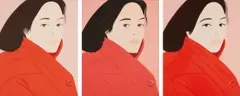 Brisk Day Series by Alex Katz, 1990, The complete set of three prints, including one woodcut, one aquatint and one screenprint in colors, on various wove pap, sold Apr 2017