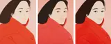 Alex Katz, Brisk Day Series, 1990, The complete set of three prints, including one woodcut, one aquatint and one screenprint in colors, on various wove paper, the full sheets,